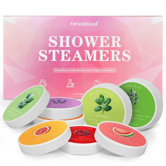 Aromatherapy Shower Steamers - 8-Piece Essential Oil Set