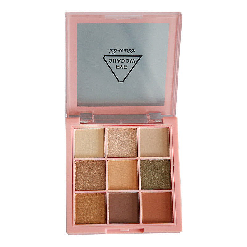 9-Color Waterproof Eyeshadow & Blush Palette